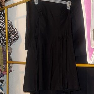 Allegra K Black Strapless Dress